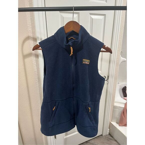 Mens L.L. Bean Fleece Vest Size Small - Picture 1 of 3